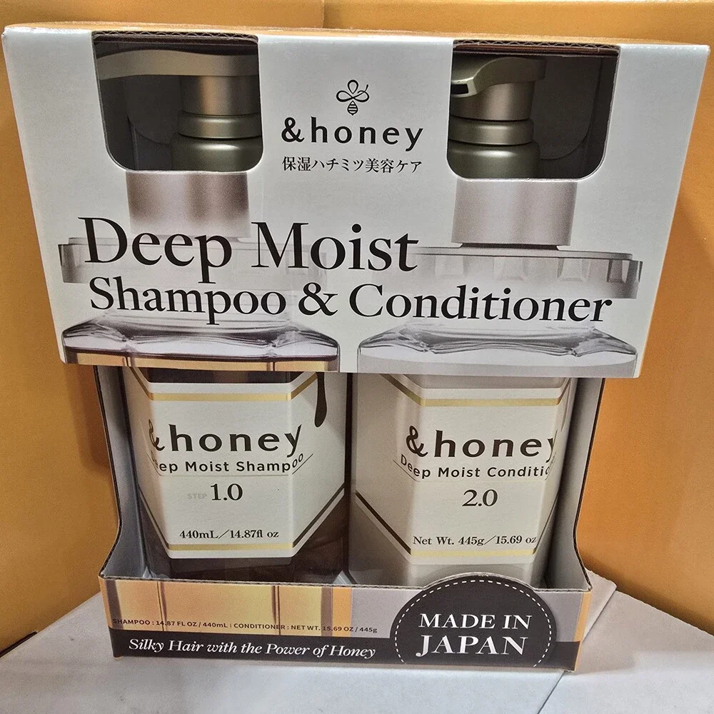 &honey Deep Moist Shampoo & Conditioner Set 30.5oz Japan Luxe Haircare